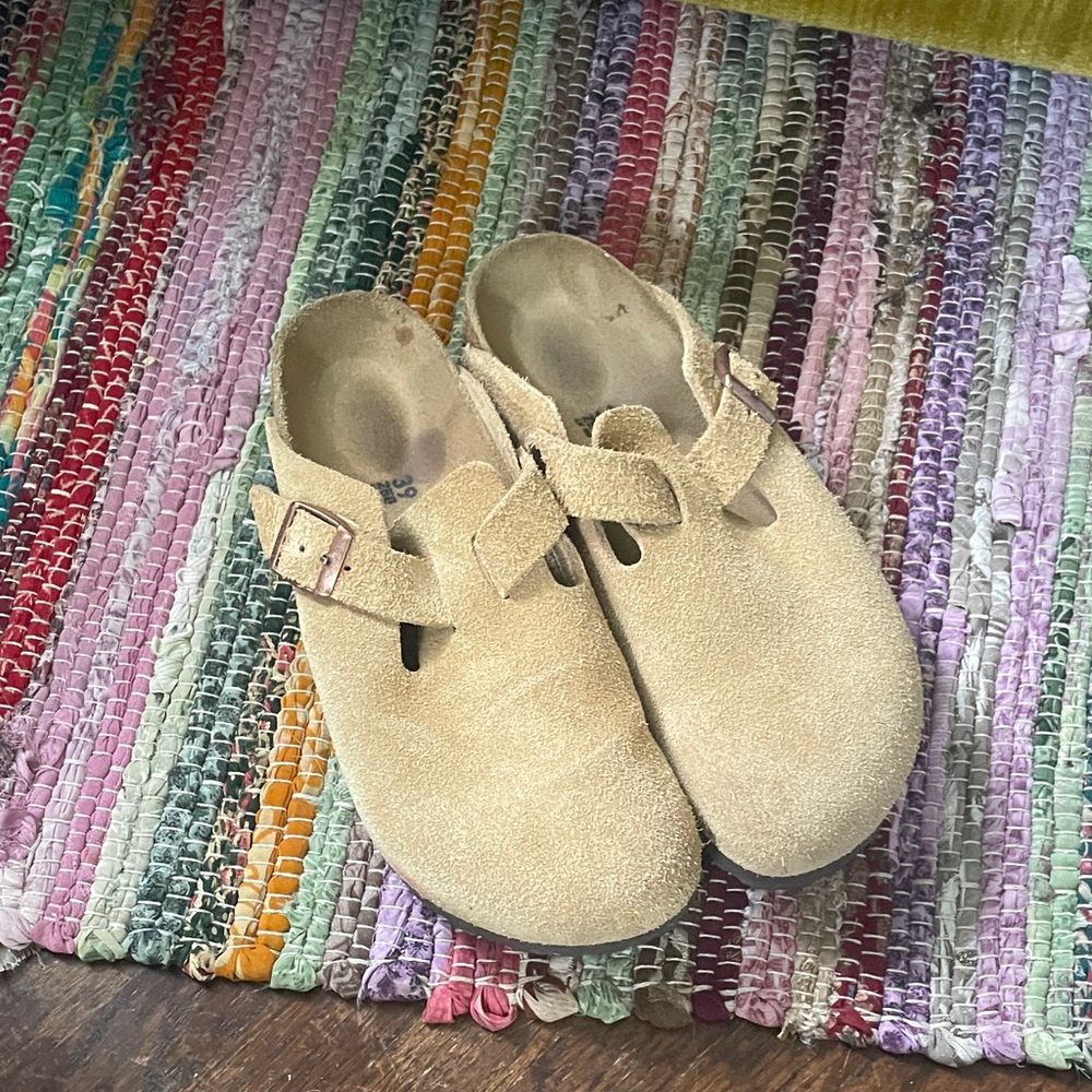 Birkenstock Suede Clogs 39 Regular